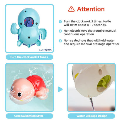 Safe ABS Cute Swimming Wind-Up Toy