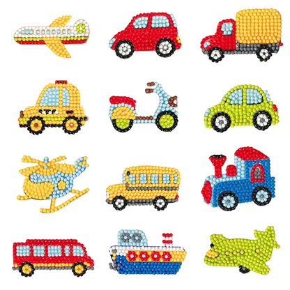 DIY children's free stick cartoon diamond painting