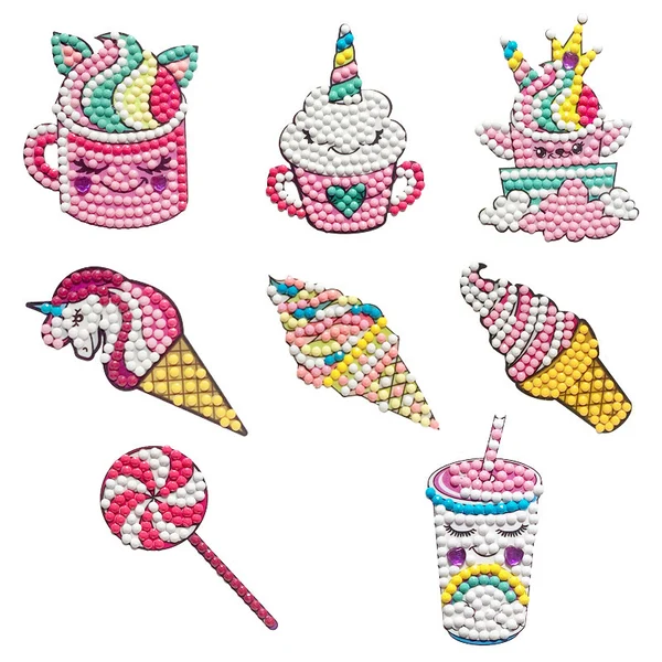 DIY children's free stick cartoon diamond painting