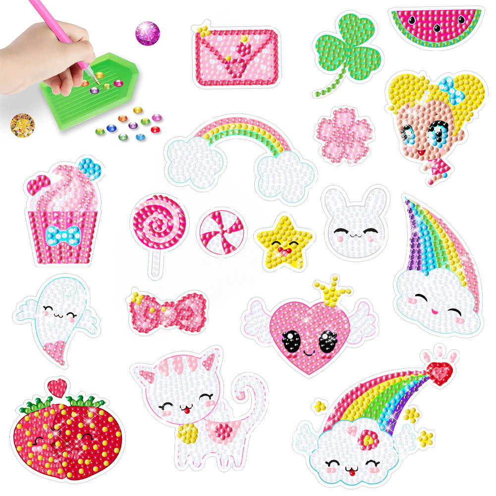 DIY children's free stick cartoon diamond painting
