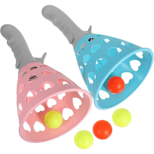 Heart-Shaped Ball Launcher Toy Set